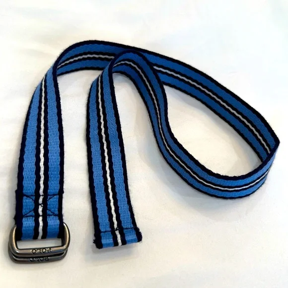 Polo Ralph Lauren boys blue and white canvas belt. size S. - Picture 3 of 7